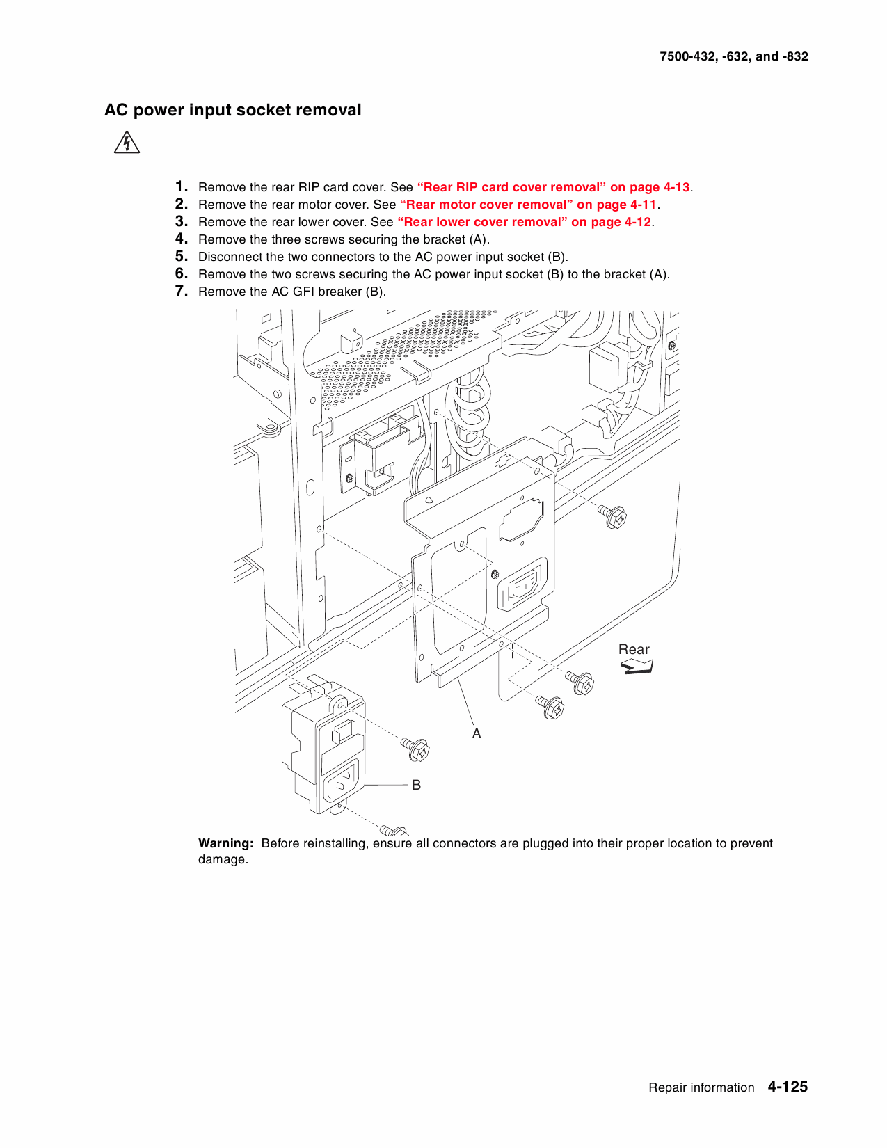 Lexmark X X860de X862de X864deMFP 7500 Service Manual-4